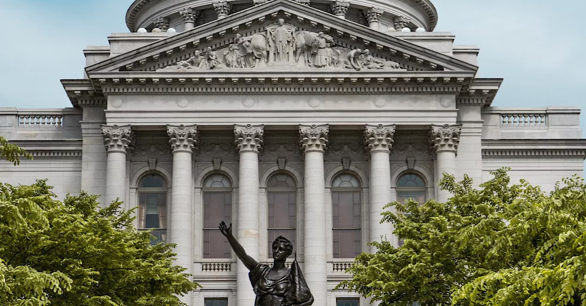Wisconsin state capital building in Madison